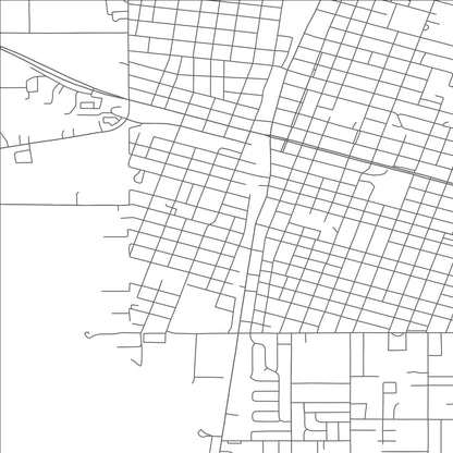 ROAD MAP OF MCALESTER, OKLAHOMA BY MAPBAKES