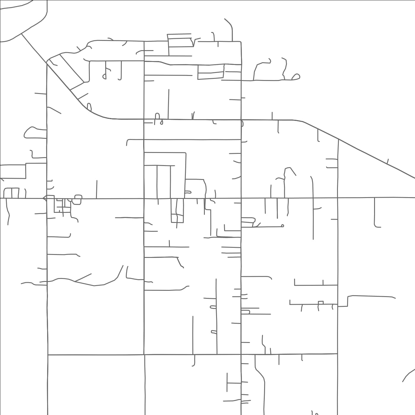 ROAD MAP OF MCCORD, OKLAHOMA BY MAPBAKES