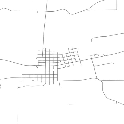 ROAD MAP OF MCCURTAIN, OKLAHOMA BY MAPBAKES