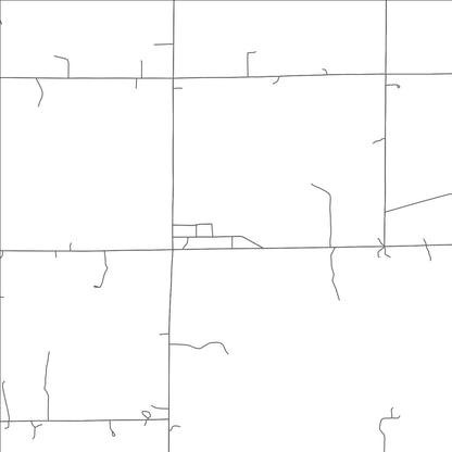 ROAD MAP OF MEHAN, OKLAHOMA BY MAPBAKES