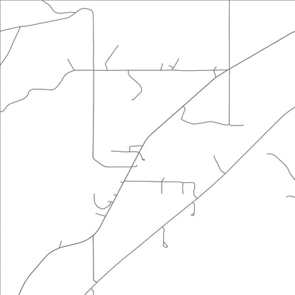ROAD MAP OF MIDDLEBERG, OKLAHOMA BY MAPBAKES