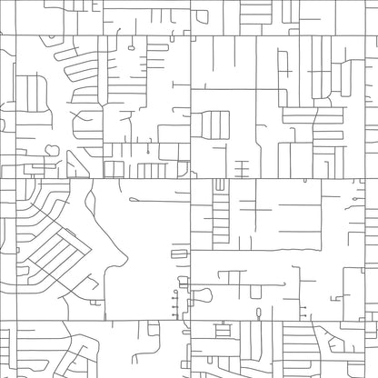 ROAD MAP OF MIDWEST CITY, OKLAHOMA BY MAPBAKES