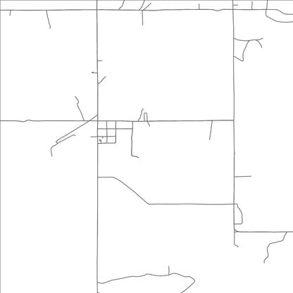 ROAD MAP OF MILFAY, OKLAHOMA BY MAPBAKES