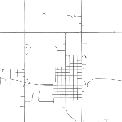 ROAD MAP OF MORRIS, OKLAHOMA BY MAPBAKES