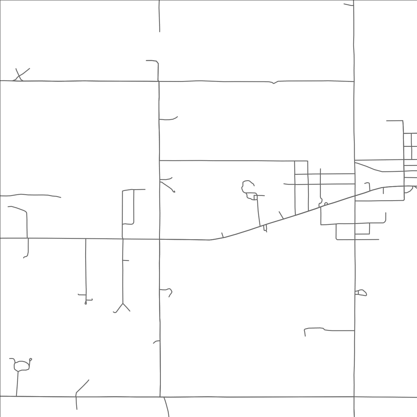 ROAD MAP OF MORRISON, OKLAHOMA BY MAPBAKES