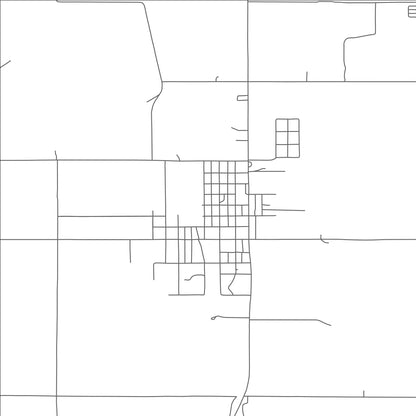 ROAD MAP OF MOUNTAIN PARK, OKLAHOMA BY MAPBAKES