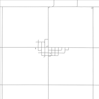 ROAD MAP OF MUTUAL, OKLAHOMA BY MAPBAKES