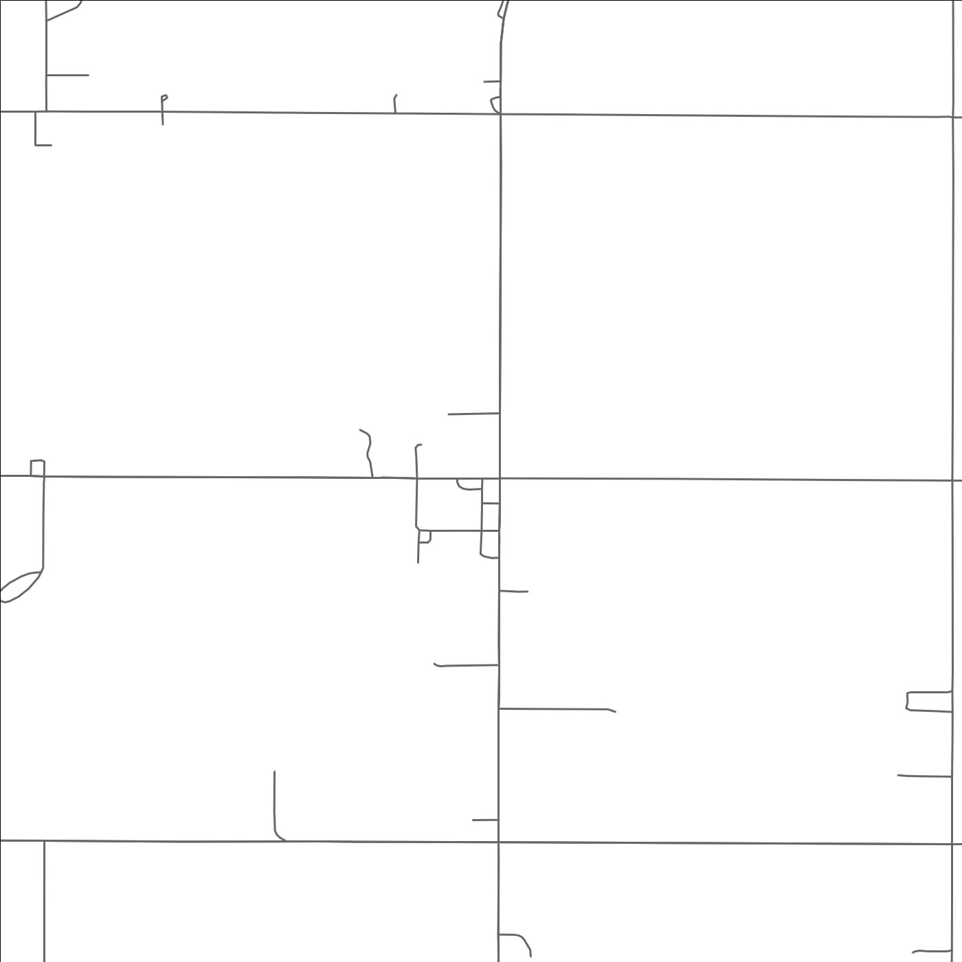 ROAD MAP OF NARCISSA, OKLAHOMA BY MAPBAKES