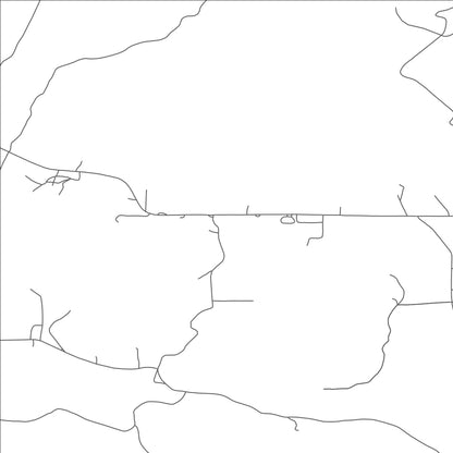 ROAD MAP OF NASHOBA, OKLAHOMA BY MAPBAKES