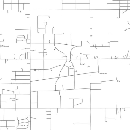 ROAD MAP OF NICOMA PARK, OKLAHOMA BY MAPBAKES