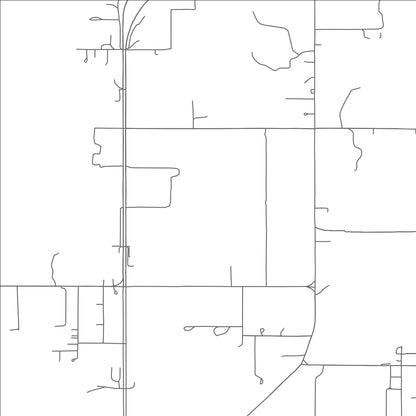 ROAD MAP OF NINNEKAH, OKLAHOMA BY MAPBAKES