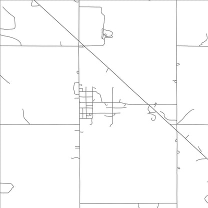 ROAD MAP OF OAKWOOD, OKLAHOMA BY MAPBAKES