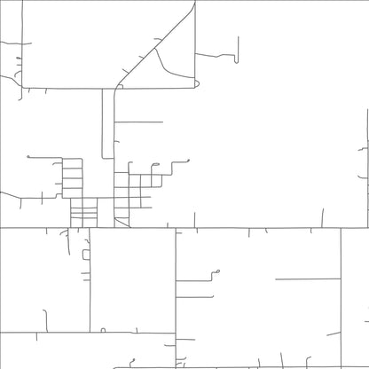 ROAD MAP OF OCHELATA, OKLAHOMA BY MAPBAKES