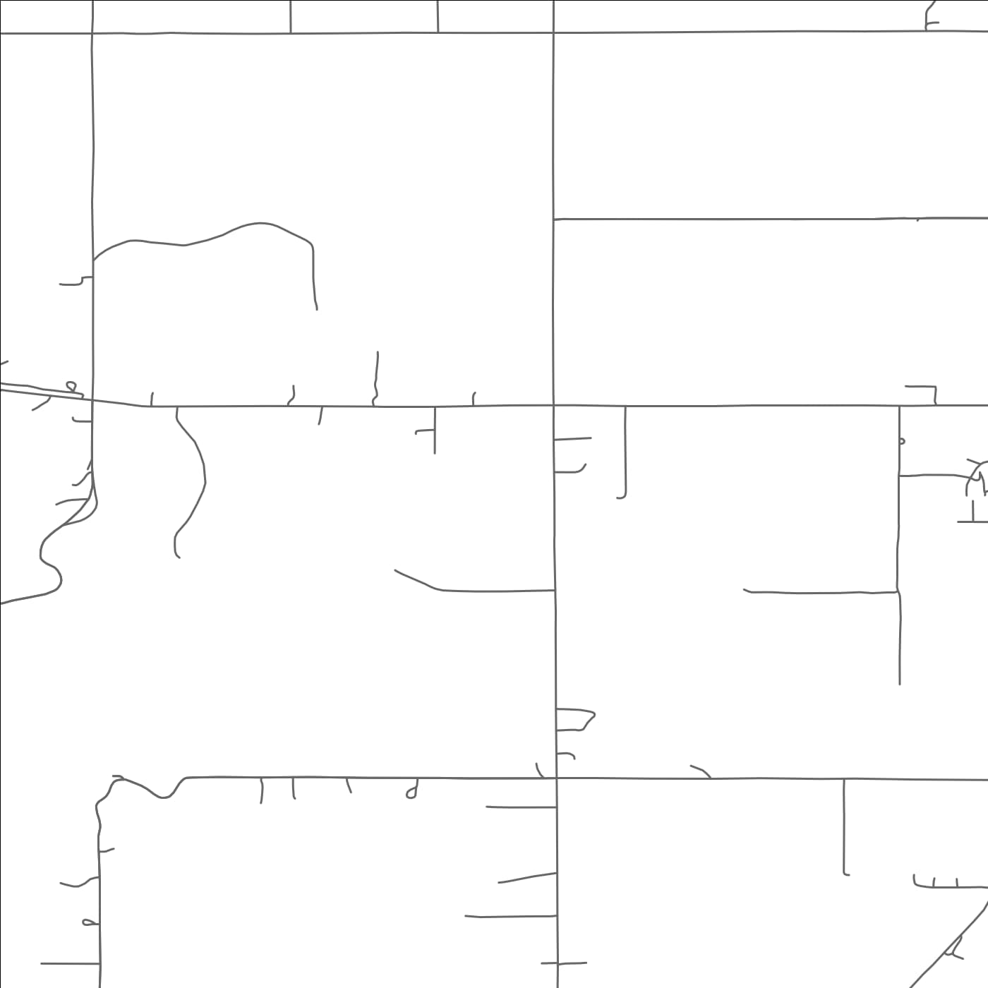 ROAD MAP OF OLD GREEN, OKLAHOMA BY MAPBAKES