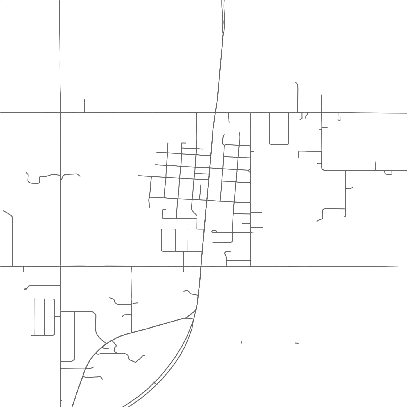 ROAD MAP OF OOLOGAH, OKLAHOMA BY MAPBAKES