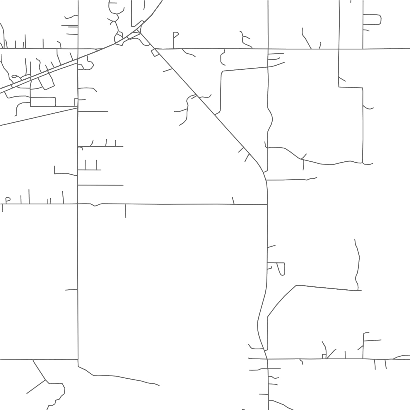 ROAD MAP OF PARK HILL, OKLAHOMA BY MAPBAKES