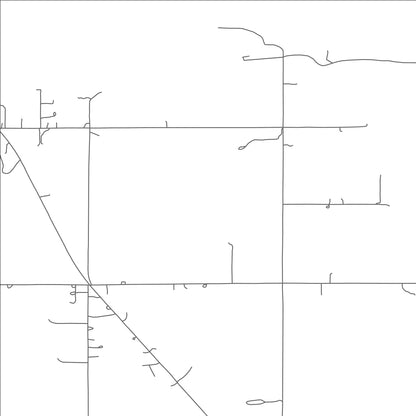 ROAD MAP OF PEGGS, OKLAHOMA BY MAPBAKES