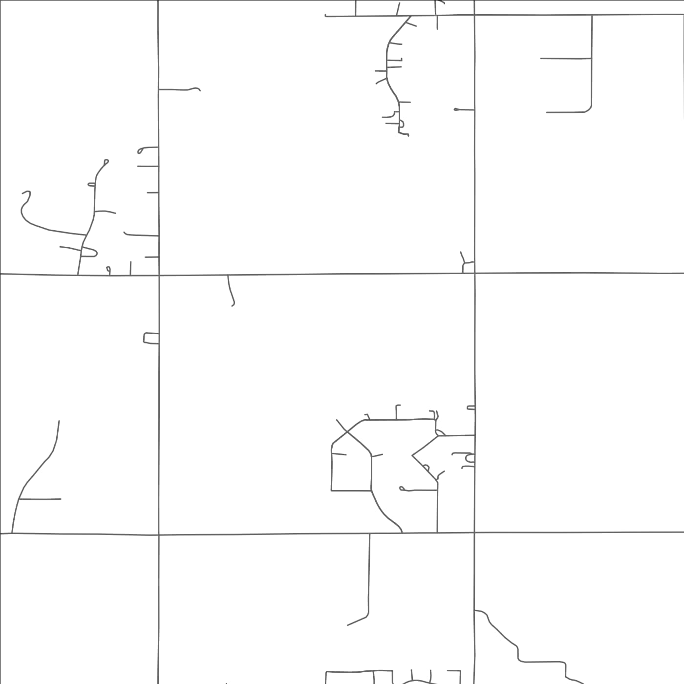 ROAD MAP OF PIEDMONT, OKLAHOMA BY MAPBAKES