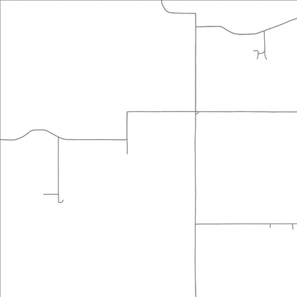 ROAD MAP OF PINHOOK CORNER, OKLAHOMA BY MAPBAKES