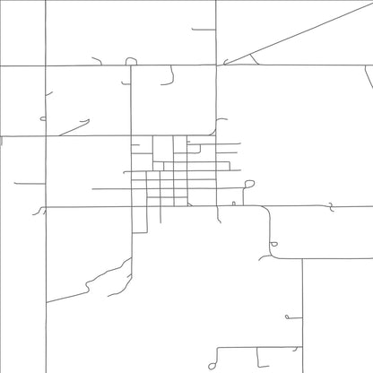 ROAD MAP OF PITTSBURG, OKLAHOMA BY MAPBAKES