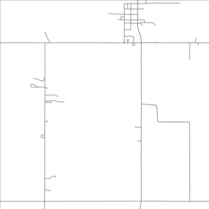 ROAD MAP OF POCASSET, OKLAHOMA BY MAPBAKES