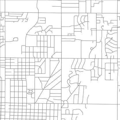 ROAD MAP OF PONCA CITY, OKLAHOMA BY MAPBAKES