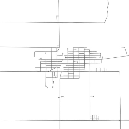 ROAD MAP OF POND CREEK, OKLAHOMA BY MAPBAKES