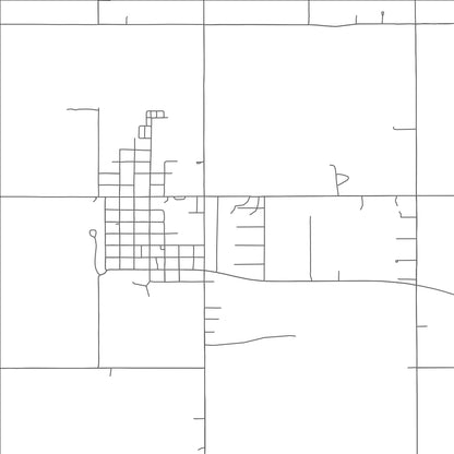 ROAD MAP OF PORTER, OKLAHOMA BY MAPBAKES