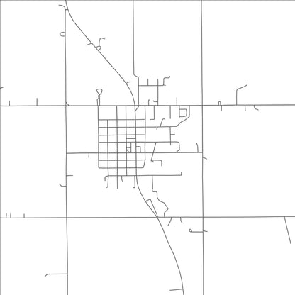 ROAD MAP OF PORUM, OKLAHOMA BY MAPBAKES