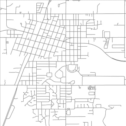 ROAD MAP OF PRYOR CREEK, OKLAHOMA BY MAPBAKES