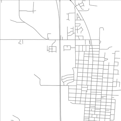 ROAD MAP OF PURCELL, OKLAHOMA BY MAPBAKES