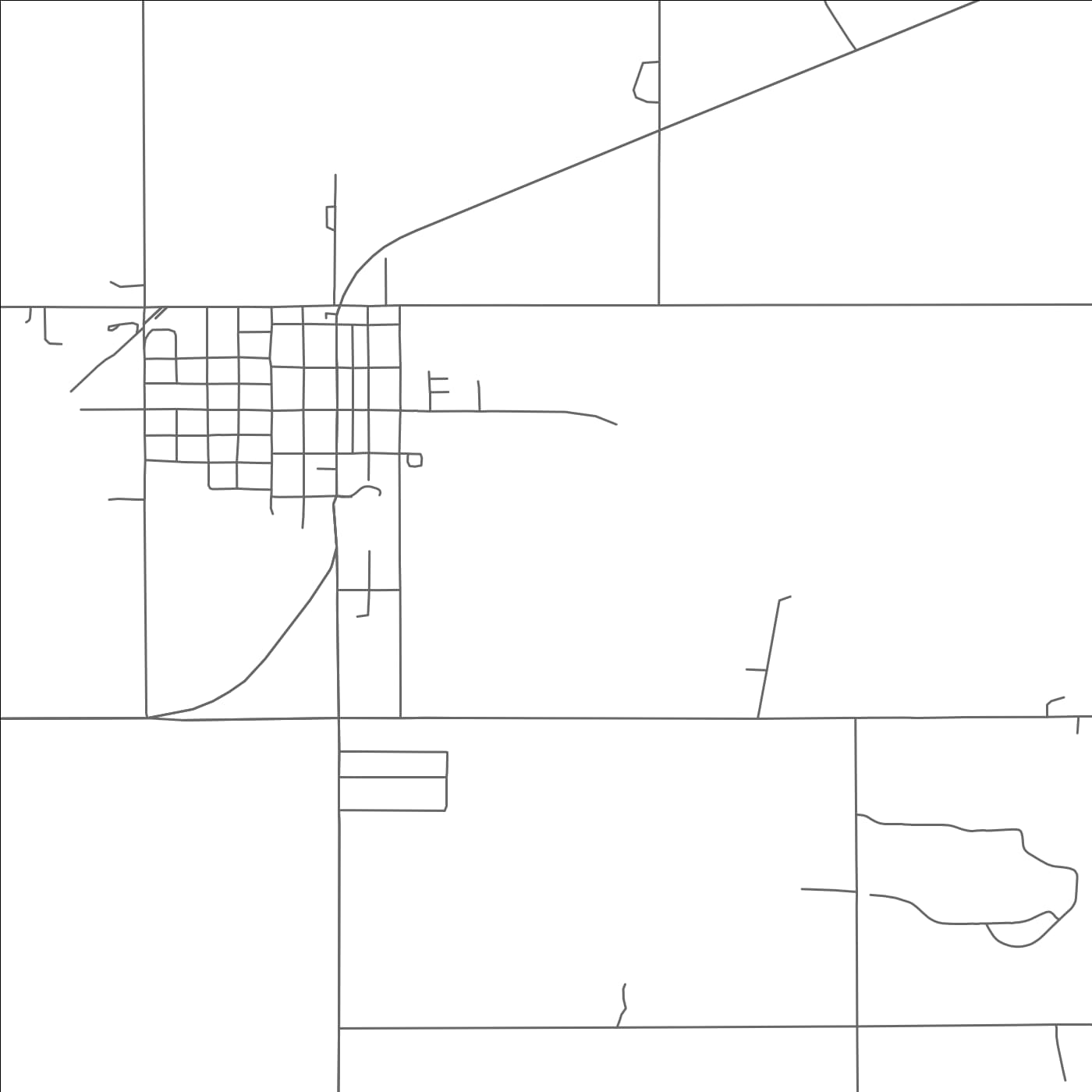 ROAD MAP OF QUAPAW, OKLAHOMA BY MAPBAKES