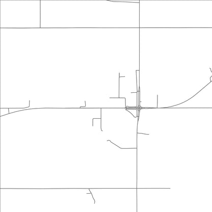 ROAD MAP OF RATLIFF CITY, OKLAHOMA BY MAPBAKES