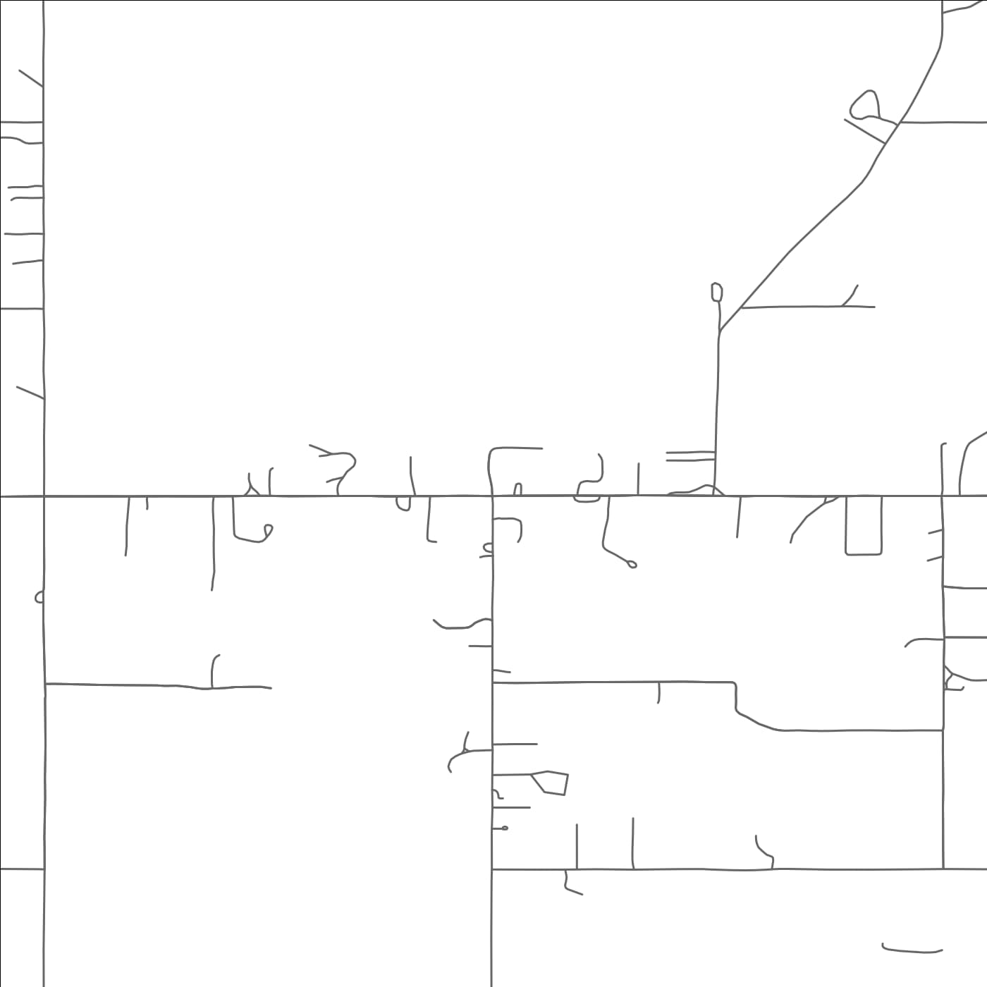 ROAD MAP OF RATTAN, OKLAHOMA BY MAPBAKES