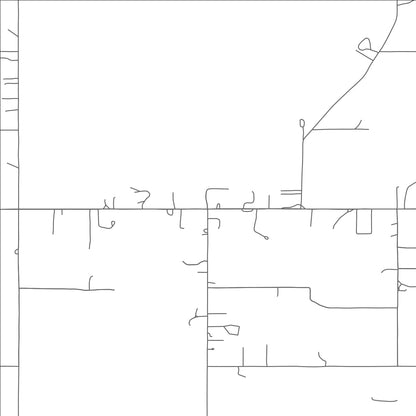 ROAD MAP OF RATTAN, OKLAHOMA BY MAPBAKES