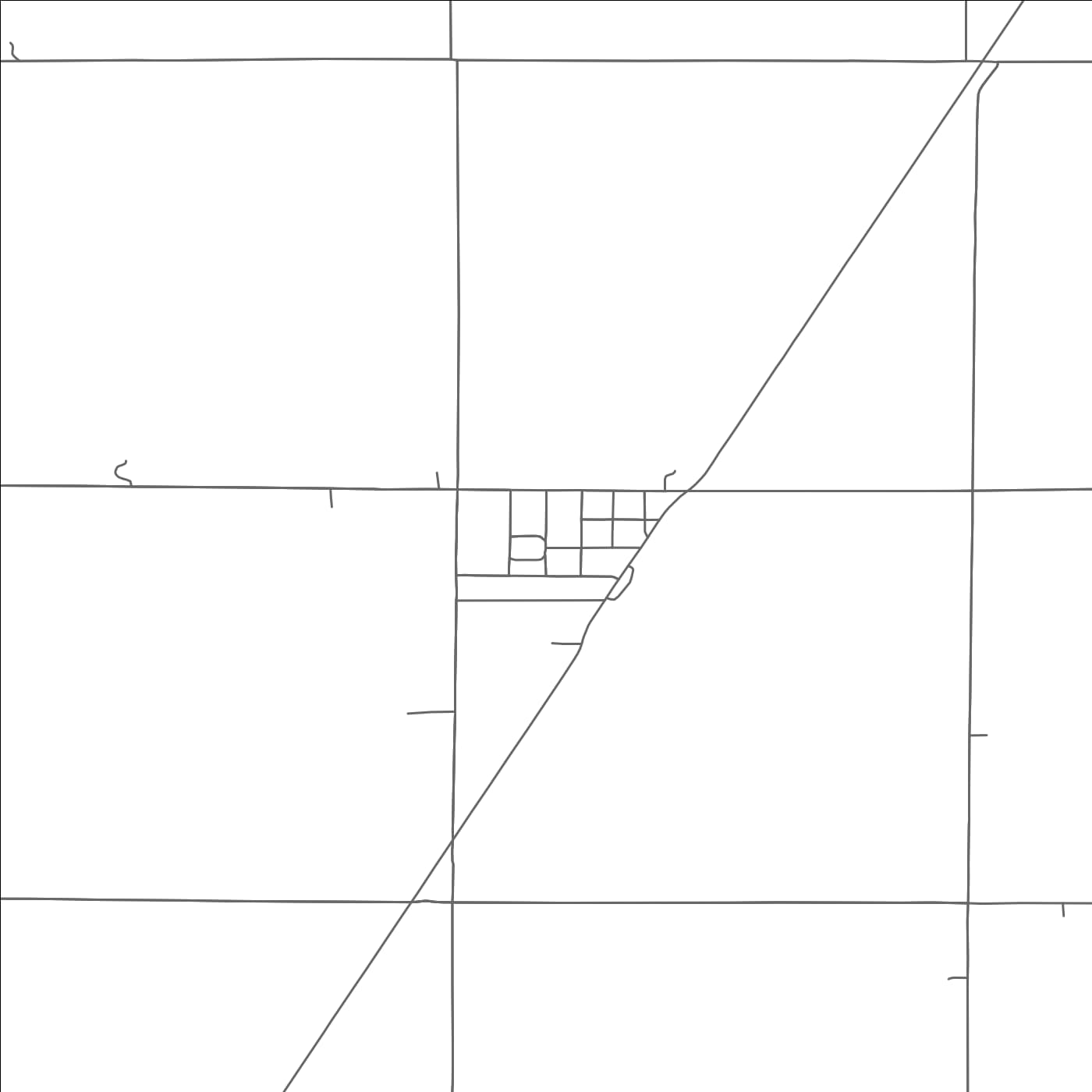 ROAD MAP OF RENFROW, OKLAHOMA BY MAPBAKES