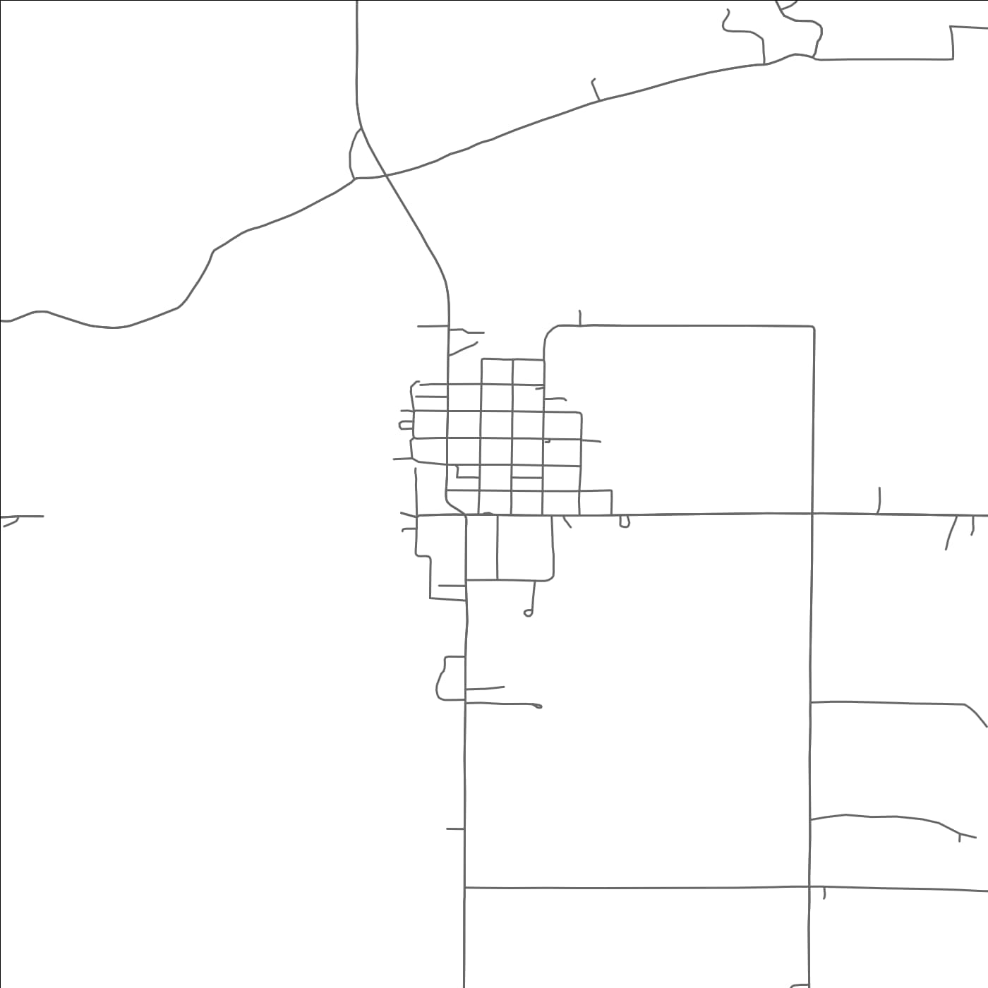 ROAD MAP OF RIPLEY, OKLAHOMA BY MAPBAKES