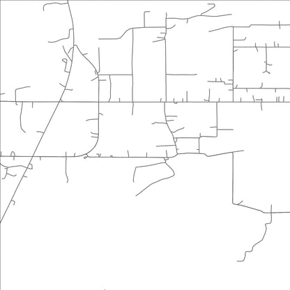 ROAD MAP OF ROCK ISLAND, OKLAHOMA BY MAPBAKES