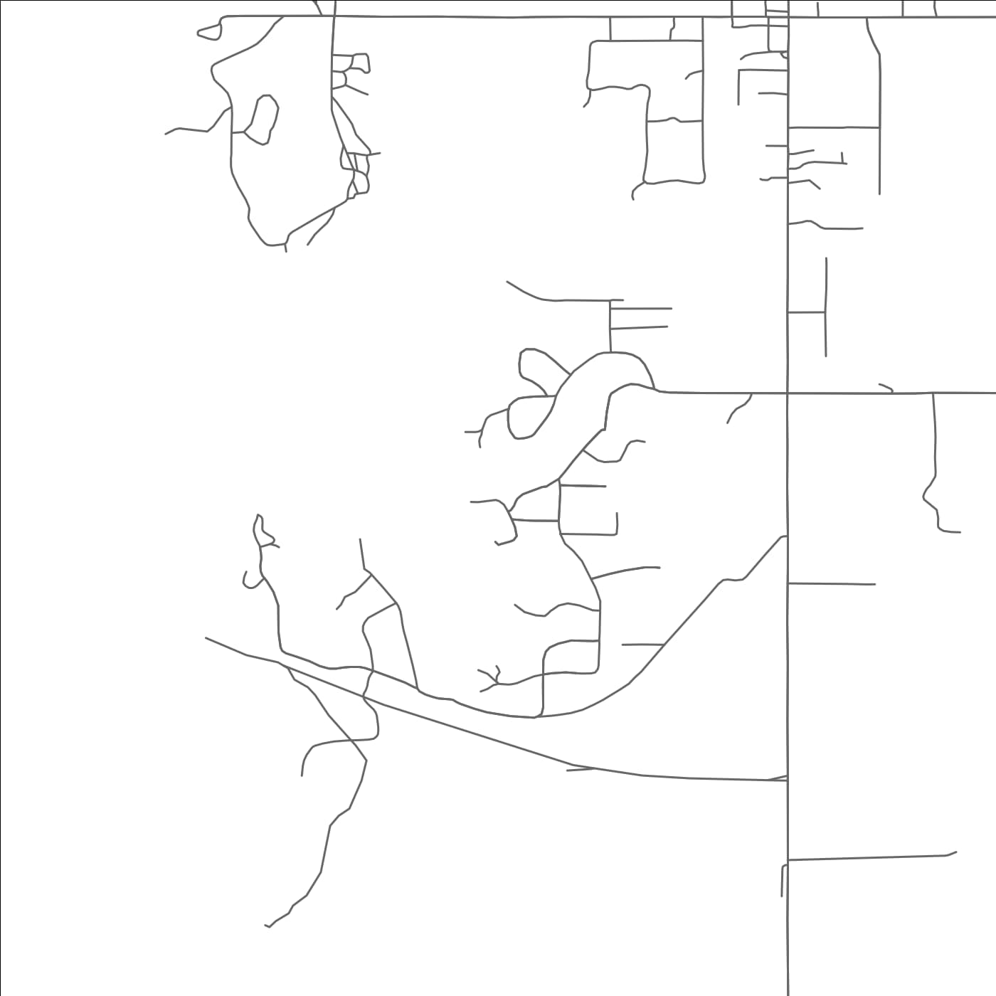 ROAD MAP OF SAND POINT, OKLAHOMA BY MAPBAKES