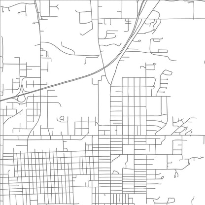 ROAD MAP OF SAPULPA, OKLAHOMA BY MAPBAKES