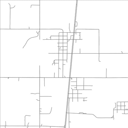 ROAD MAP OF SCHULTER, OKLAHOMA BY MAPBAKES