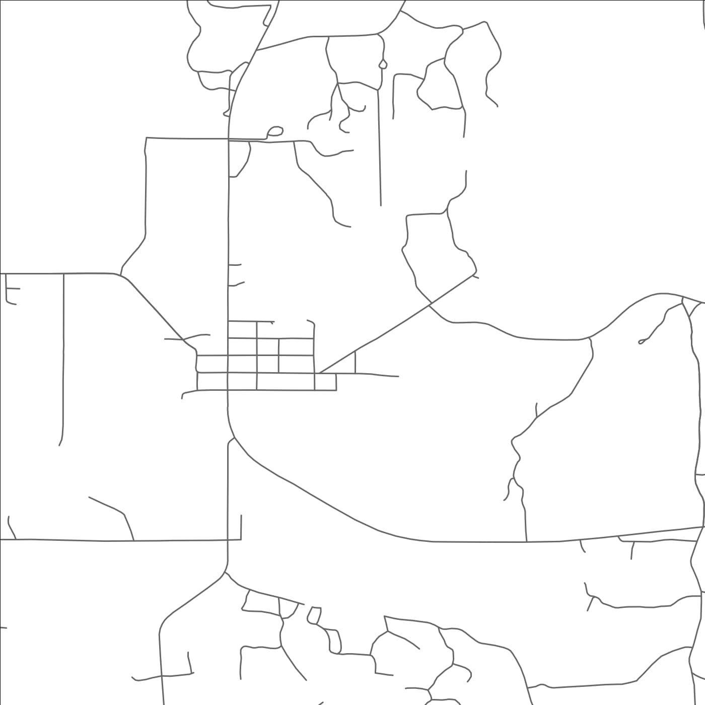 ROAD MAP OF SHAMROCK, OKLAHOMA BY MAPBAKES