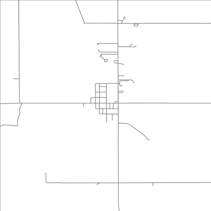 ROAD MAP OF SHARON, OKLAHOMA BY MAPBAKES