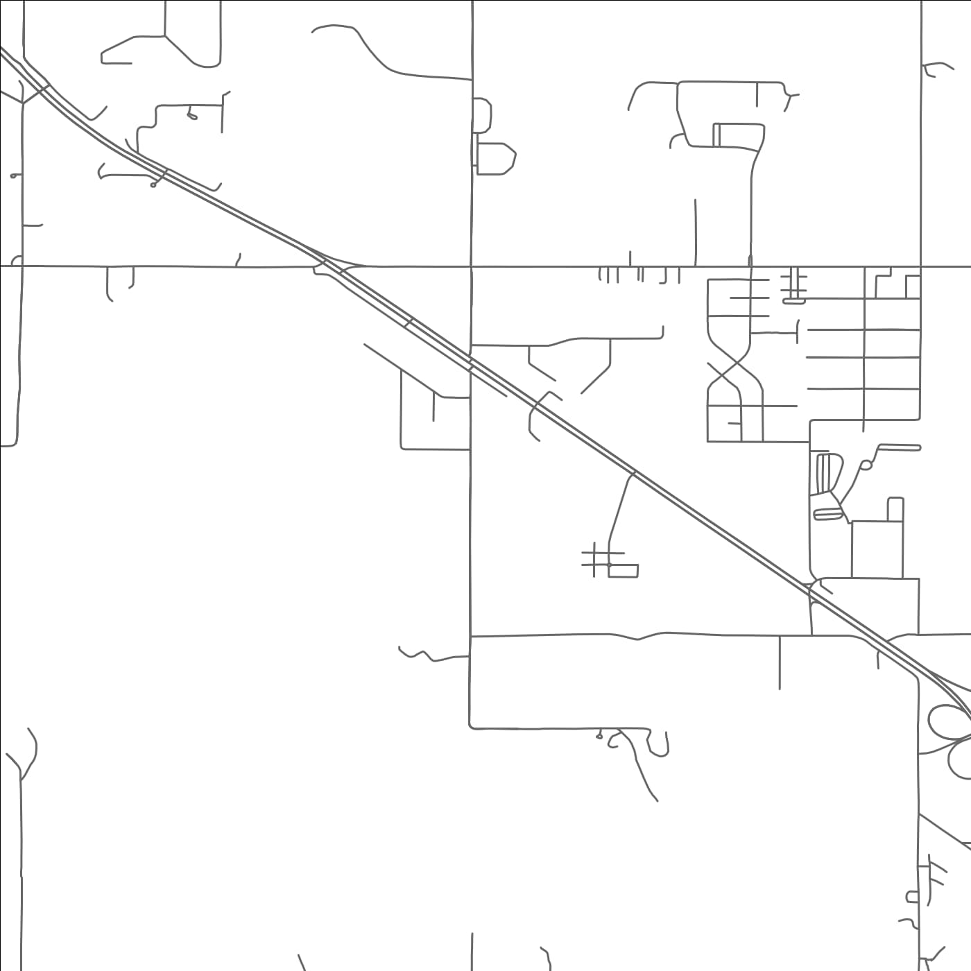 ROAD MAP OF SHAWNEE, OKLAHOMA BY MAPBAKES