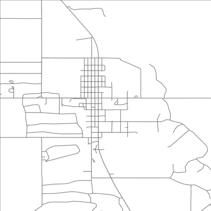 ROAD MAP OF SHIDLER, OKLAHOMA BY MAPBAKES