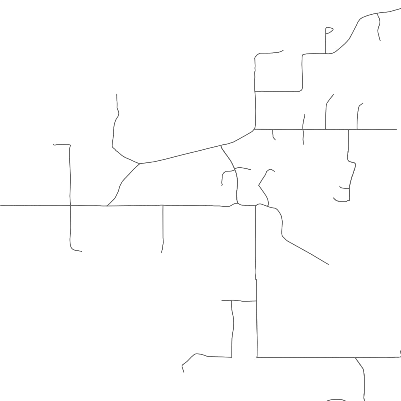 ROAD MAP OF SHORT, OKLAHOMA BY MAPBAKES