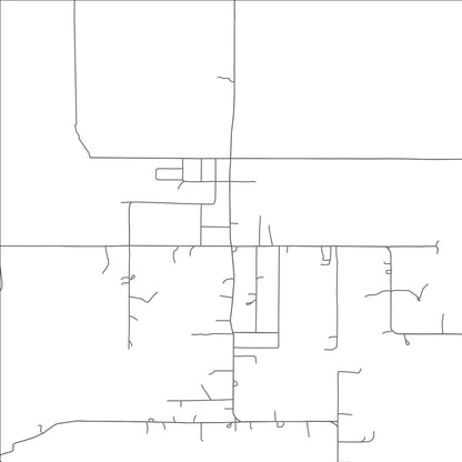 ROAD MAP OF SILO, OKLAHOMA BY MAPBAKES