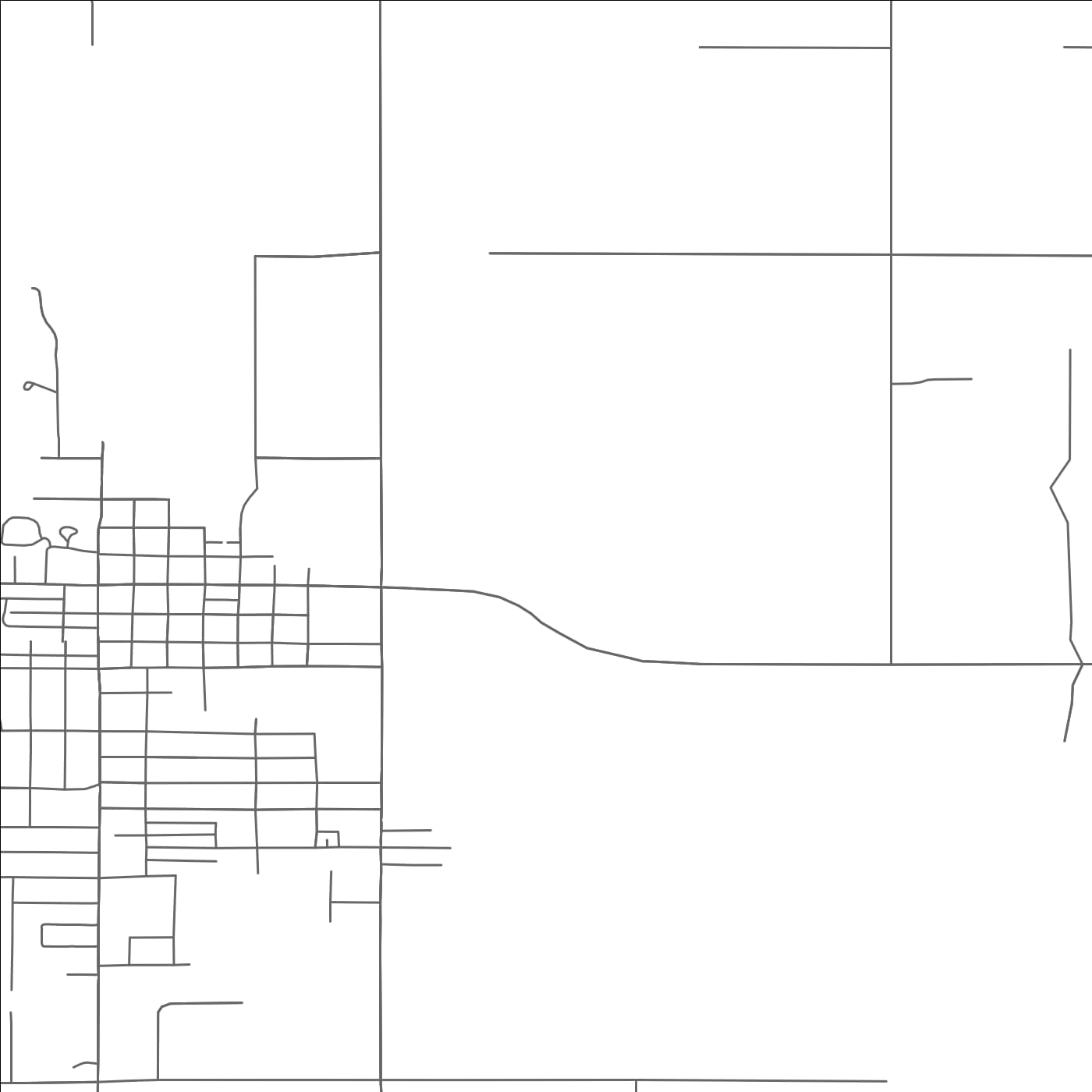 ROAD MAP OF SKIATOOK, OKLAHOMA BY MAPBAKES