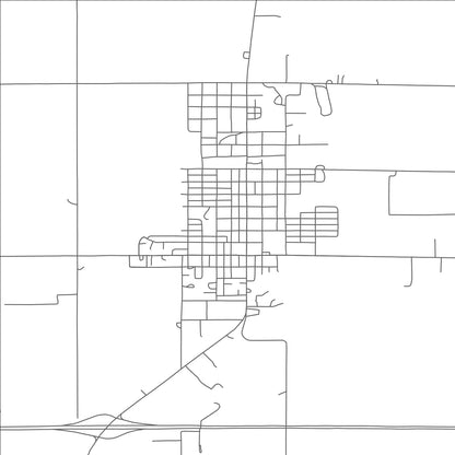 ROAD MAP OF SNYDER, OKLAHOMA BY MAPBAKES