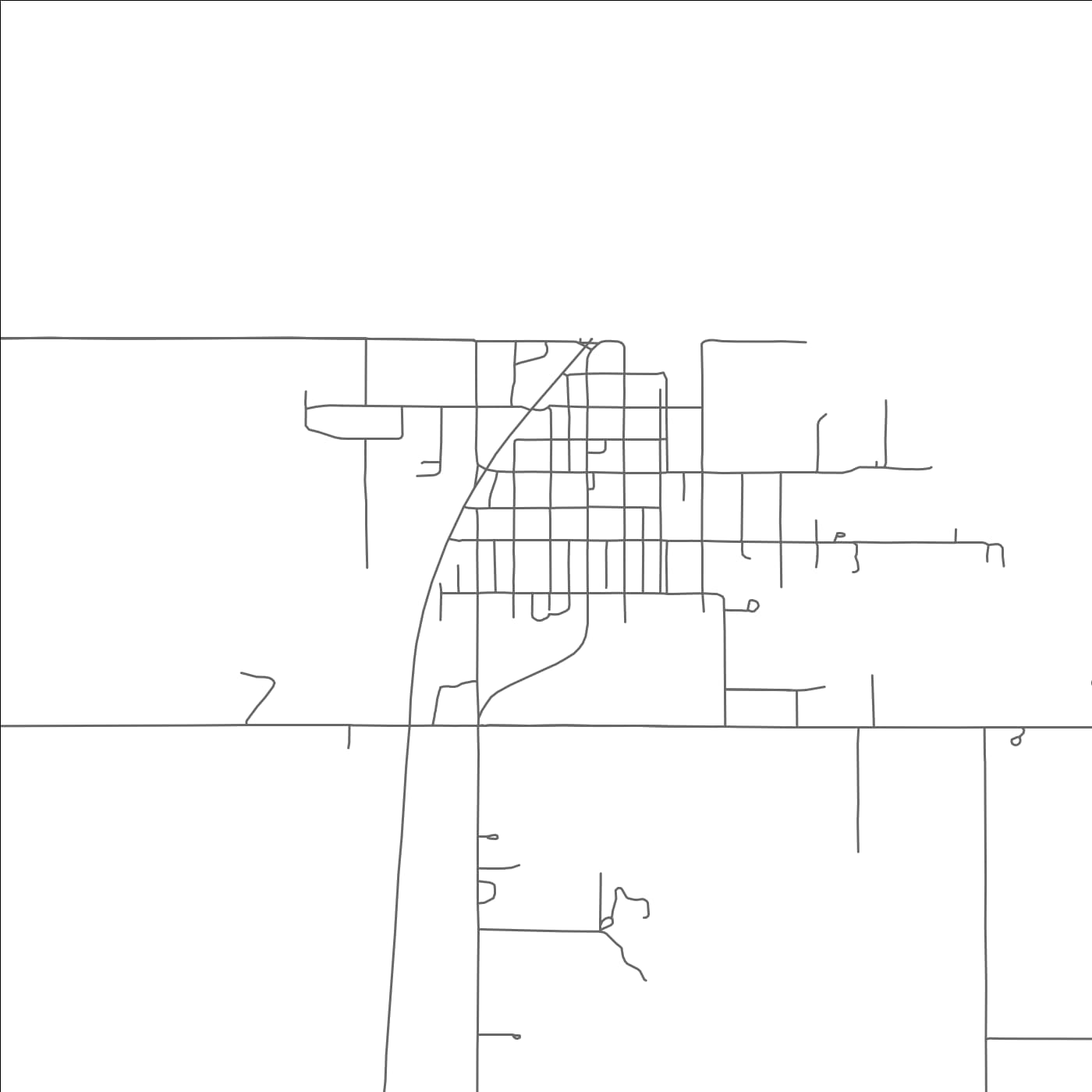 ROAD MAP OF SOUTH COFFEYVILLE, OKLAHOMA BY MAPBAKES